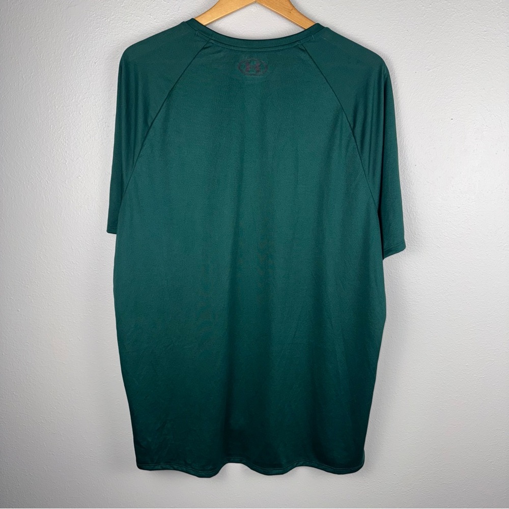 Under Armour The Tech Tee Men's 3XL Green Short Sleeve Loose Fit Shirt Quick-Dry - Picture 2 of 9